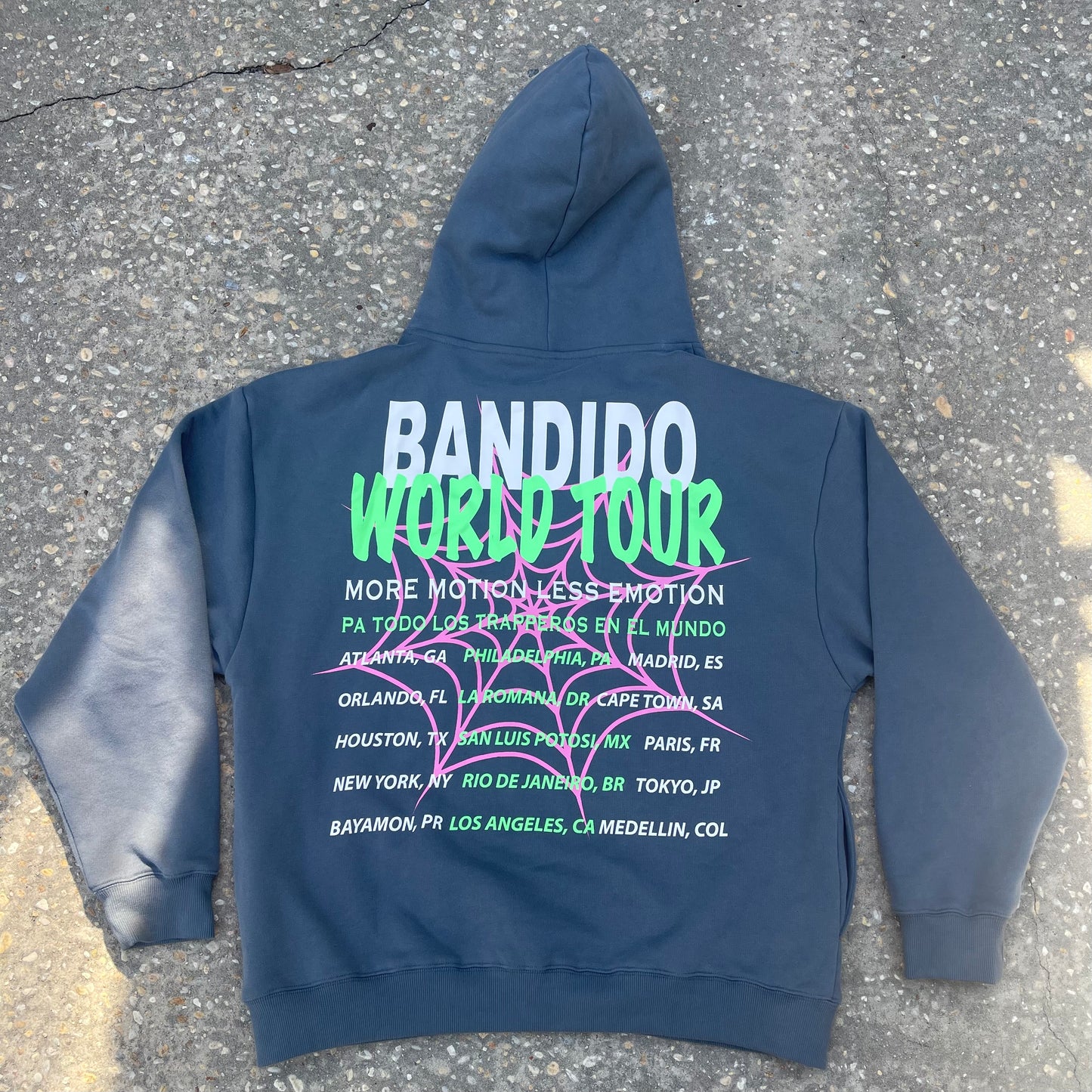 Grey “Bandido World Tour” Hoodie