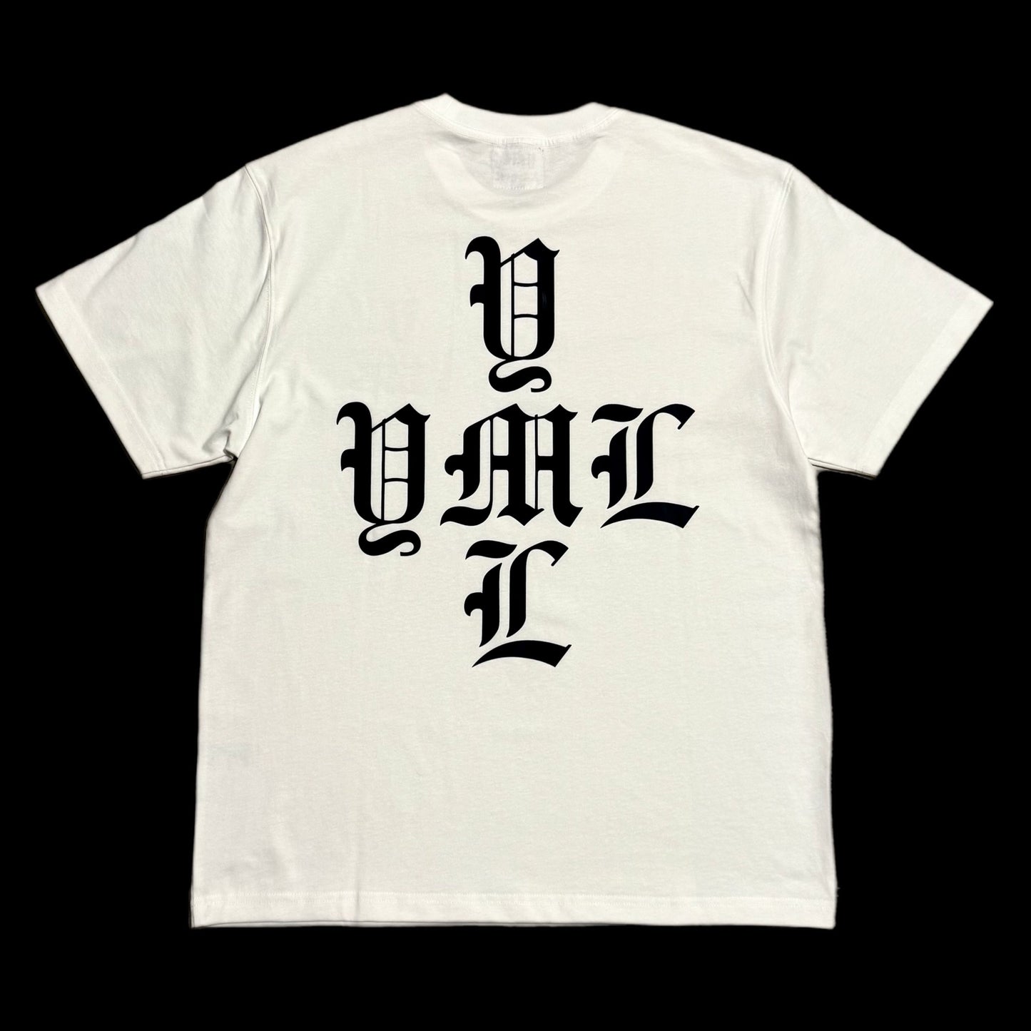 White "YML Cross" Tee