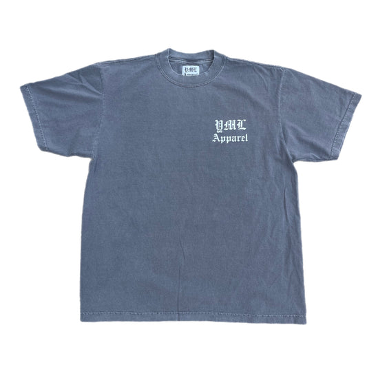Cement Grey Garment Dye "Aged YML Apparel" Tee