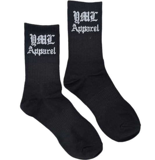 Black "YML Apparel" Socks