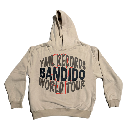 Tan “Bandido World Tour” Hoodie