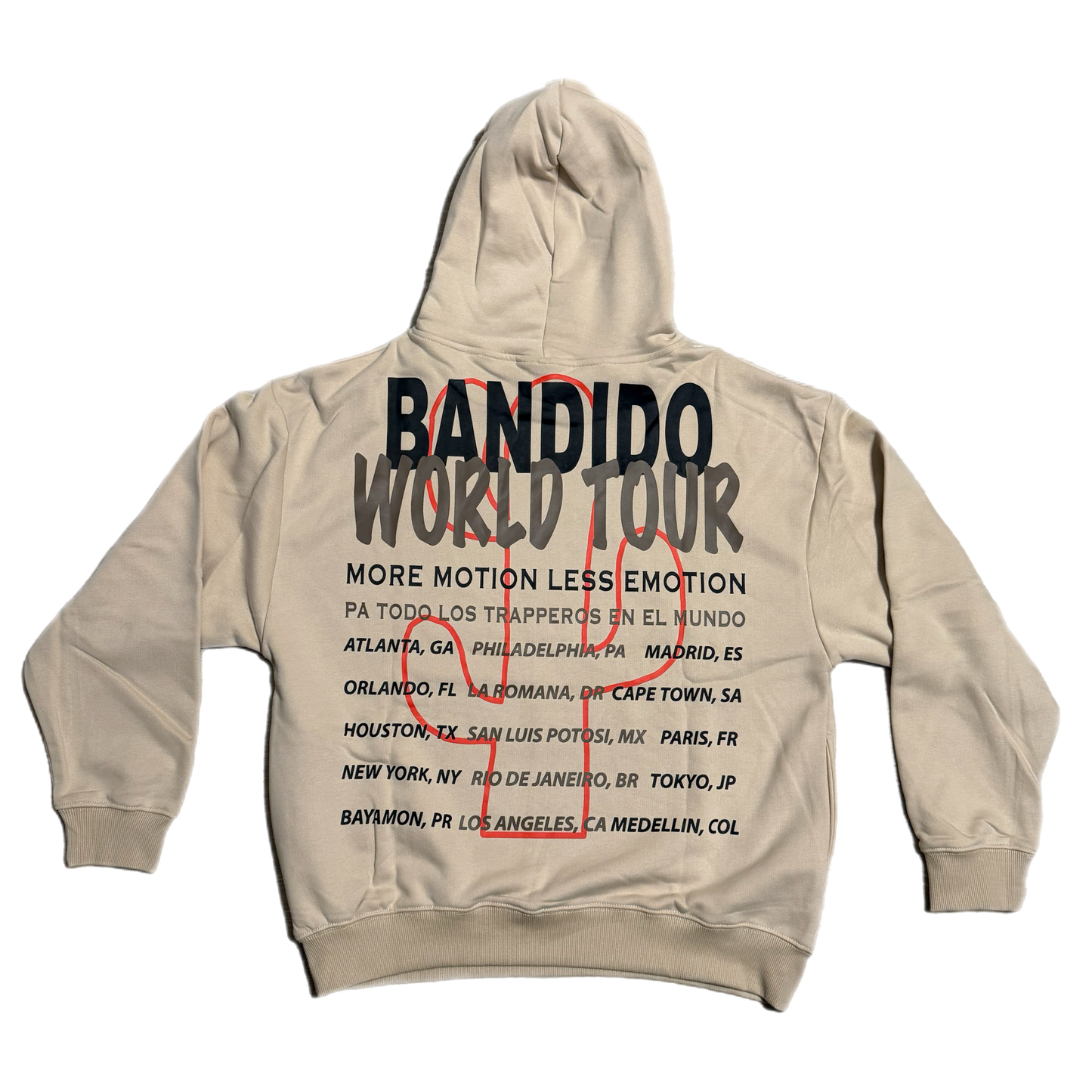 Tan “Bandido World Tour” Hoodie