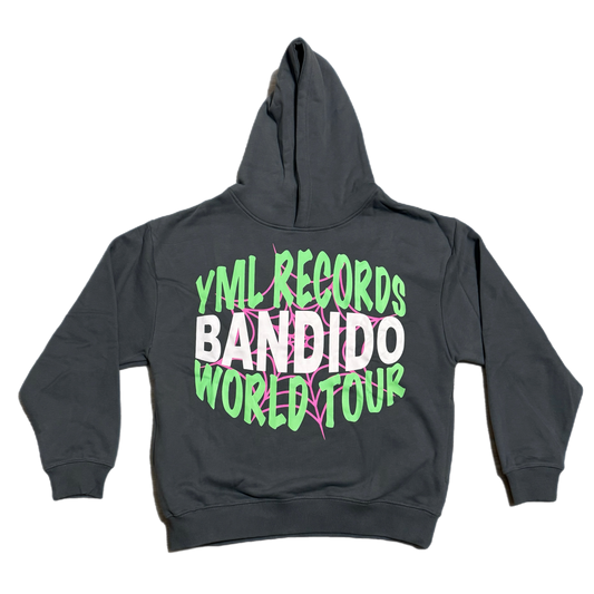 Grey “Bandido World Tour” Hoodie