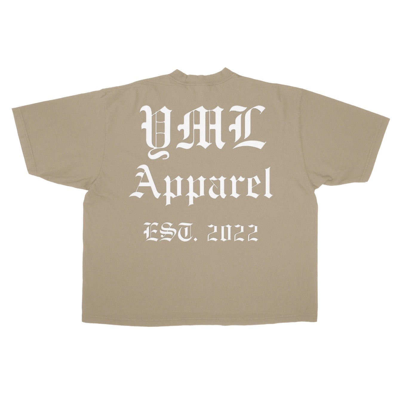 Desert Sand Garment Dye "YML Apparel" Tee
